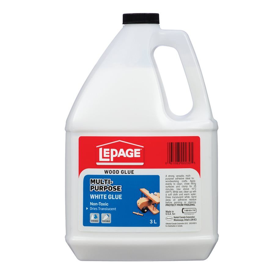 toolway - lepage multi-purpose white glue refill bottle - 3 l 1 toolway - lepage multi-purpose white glue refill bottle - 3 l