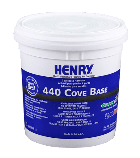 Henry - 440 Cove Base Adhesive - 3.78 L