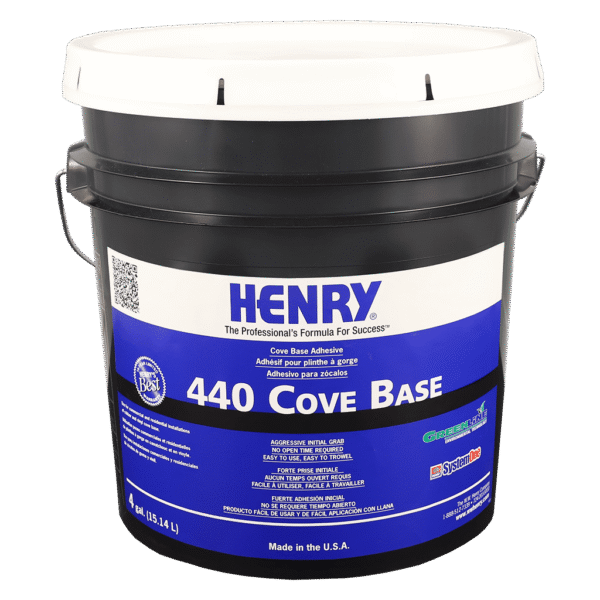 Henry - 440 Cove Base Adhesive - 15.14 L
