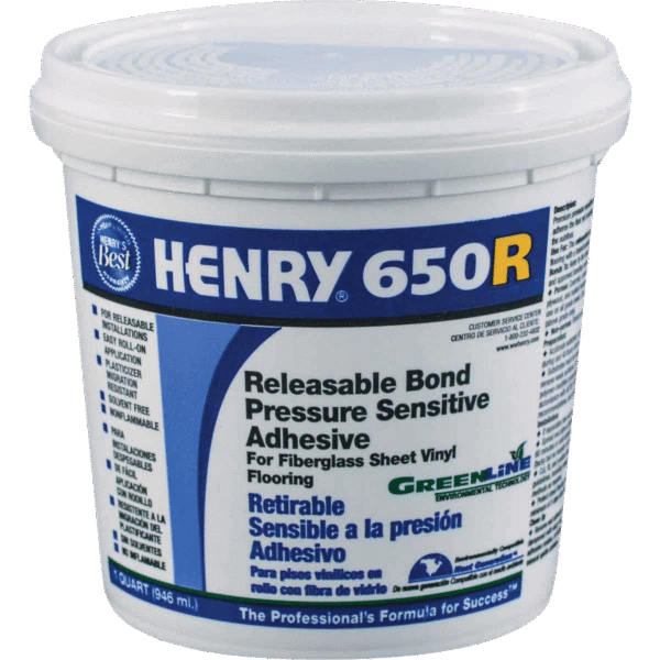 Henry - 650-R Releasable Bond Pressure Sensitive Ad…
