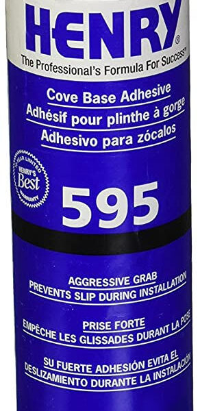 Henry - 595 Cove Base Adhesive - 30 oz