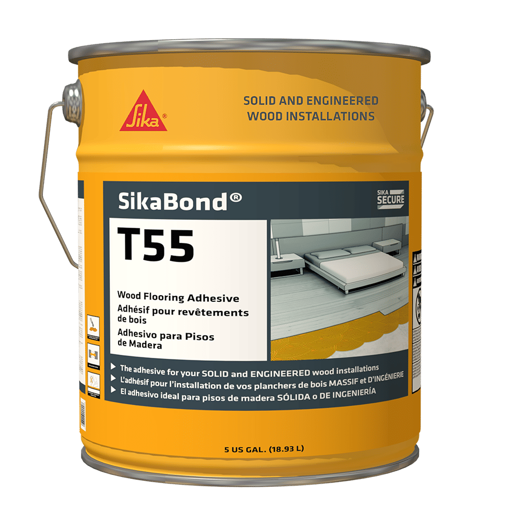 sika - sikabond t55 polyurethane adhesive for wood flooring - 18.9 l 1 sika - sikabond t55 polyurethane adhesive for wood flooring - 1…