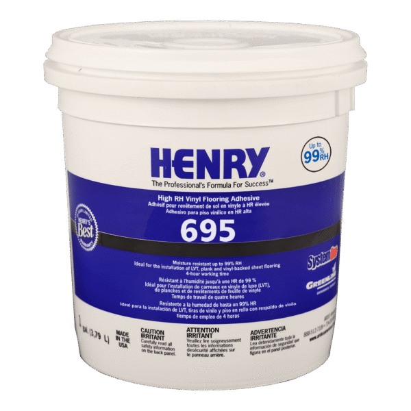 Henry - 695 High RH Vinyl Flooring Adhesive - 3.78 L