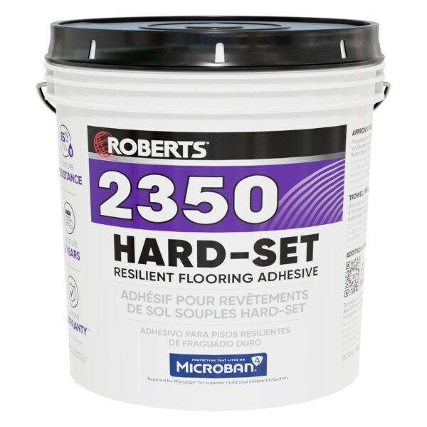 Roberts - 2350 Hard-Set Resilient Flooring Adhesive - 4 Gal. (15.1…