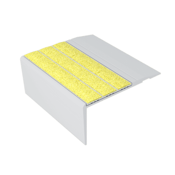 Kinesik - Ecoglo F4-N20 Flat Stair Nosing with Yellow Anti-Slip …