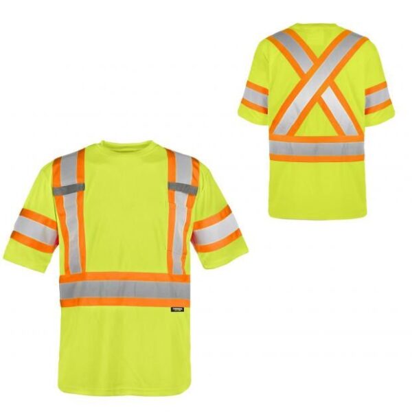 Terra - Hi-Vis Short Sleeve T-Shirt - Yellow - Medium