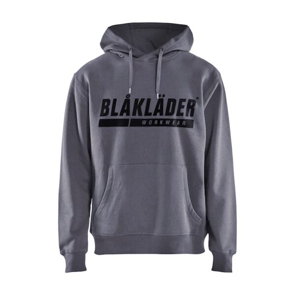 Blaklader - Hooded Sweatshirt with Print #9400 Grey L