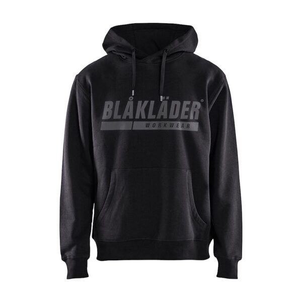 Blaklader - Hooded Sweatshirt with Print #9900 Black 3XL