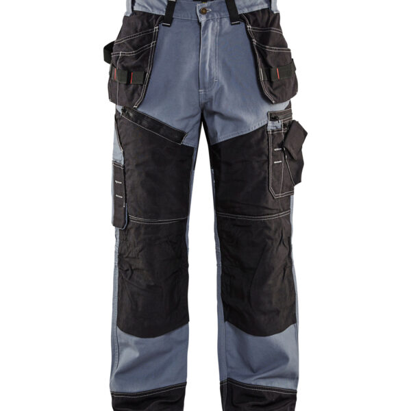 Blaklader - Work Pants x 1600 Grey/Black Craftsmen - Size 32/30