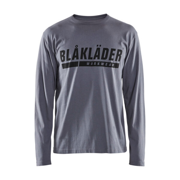 Blaklader - Long Sleeve t-Shirt With Print Grey Profile - Siz…