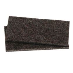 Flexi-Felt - Industrial Strenght Adhesive Dark Felt Squares 15/1…