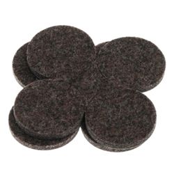 Flexi-Felt - Industrial Strenght Adhesive Dark Felt Pads 1 1/2" (…