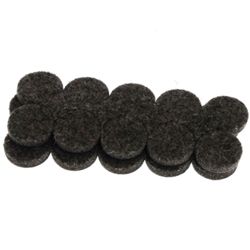 Flexi-Felt - Industrial Strenght Adhesive Dark Felt Disc 3/4" (P…