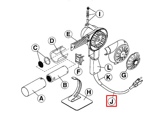Crain - Power Cord for no. 740-750-990