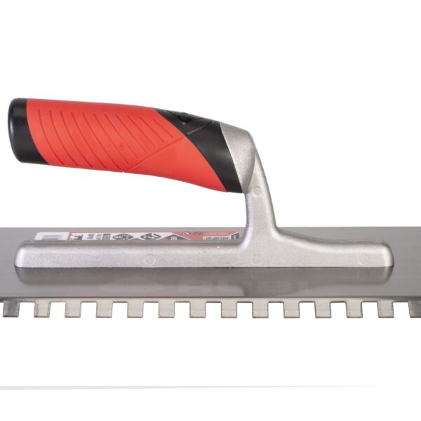 Rubi - Square Notched 45° Trowel 11" Steel with Open Rubiflex H…