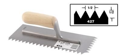 Crain - Trowel V-Notch - 1/2" x 1/2"