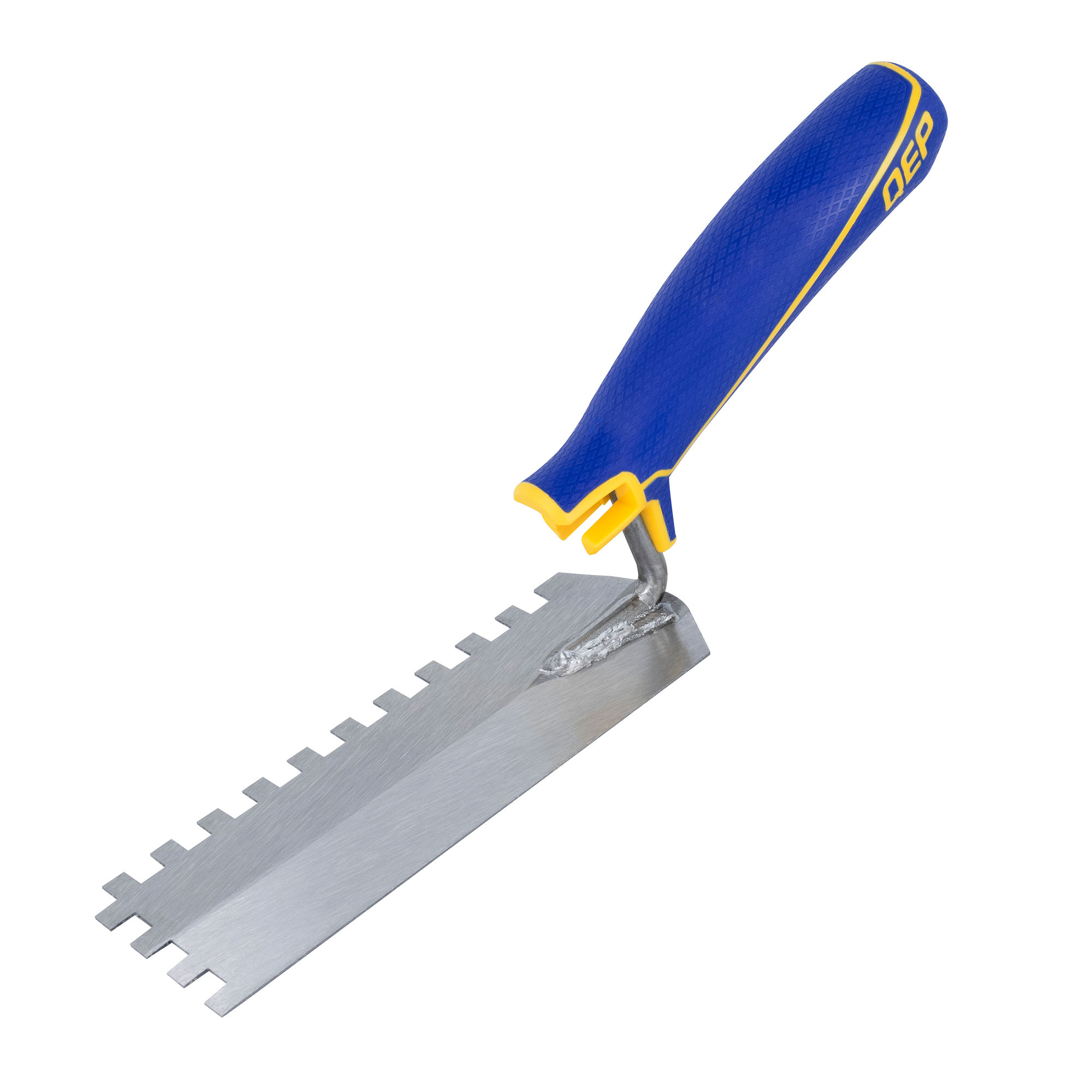 qep - 1/4" x 1/4" x 1/4" comfort grip square-notch margin flooring trowel with bucket hook 1 qep - 1/4" x 1/4" x 1/4" comfort grip square-notch margin floorin…