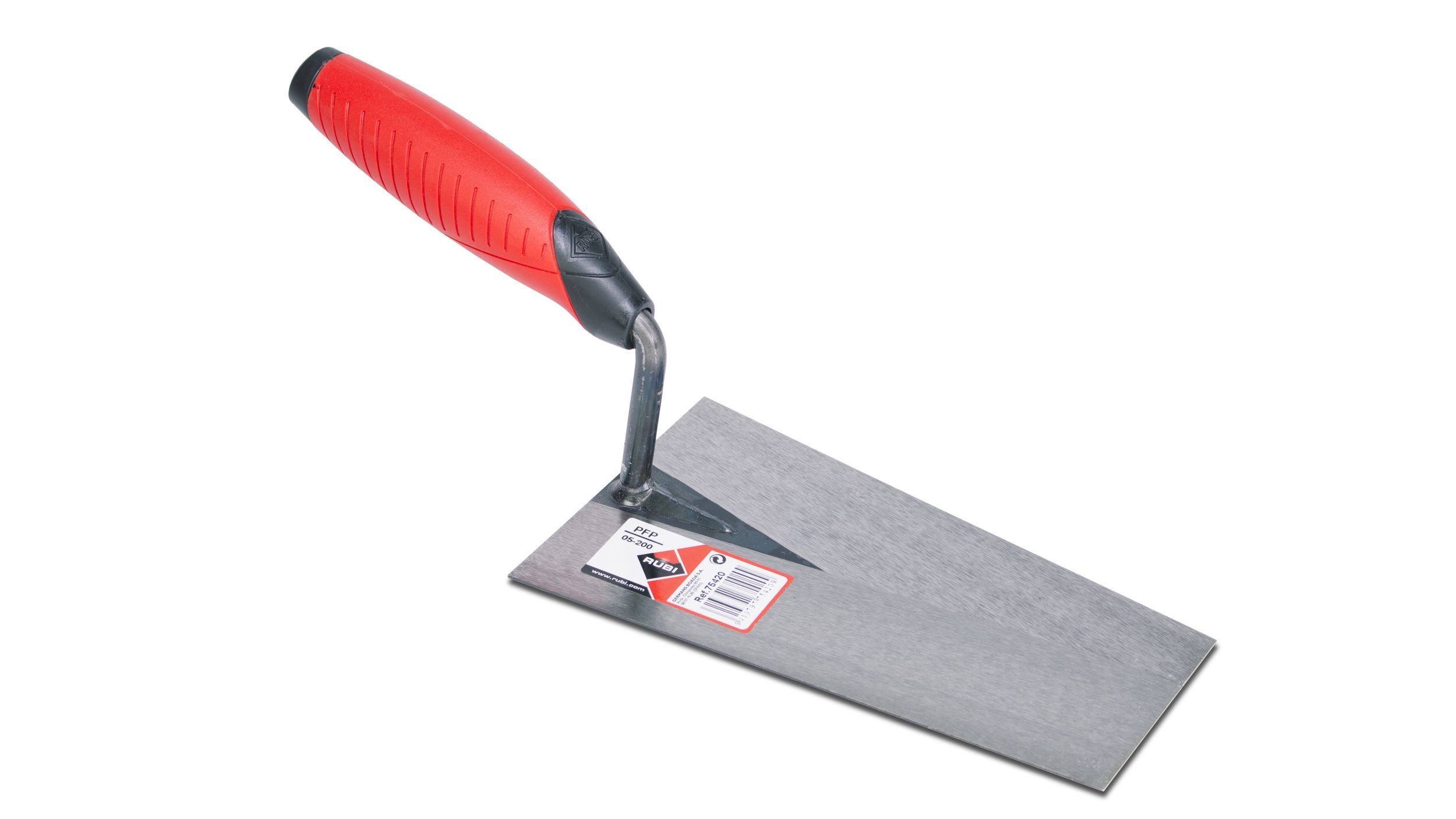 rubi - brcik trowel pfp05-200 with bi-material rubiflex handle 4-5/16" x 7-7/8" 1 rubi - brcik trowel pfp05-200 with bi-material rubiflex han…