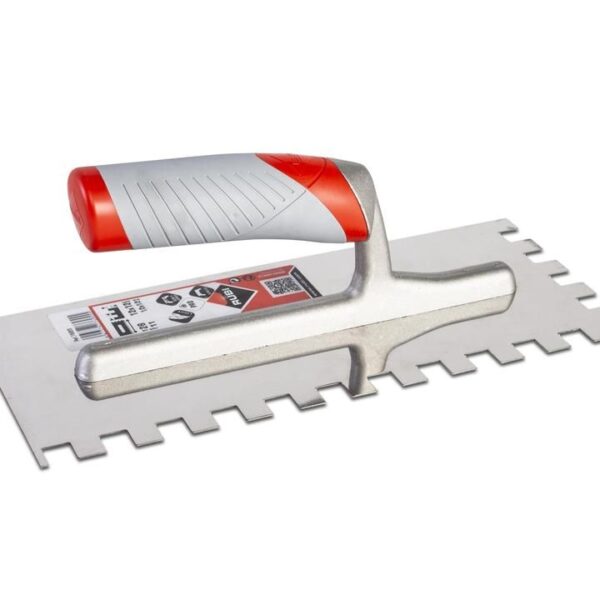 Rubi - Square Notched Trowel Stainless Steel 1/2" x 1/2"