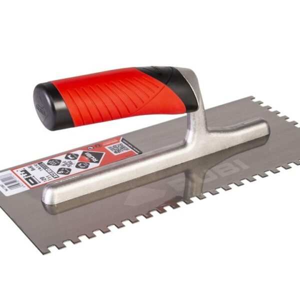 Rubi - Square Notched Trowel RubiFlex 11" Steel 1/4" x 1/4"