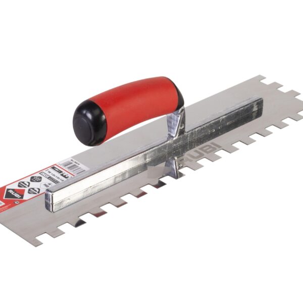 Rubi - Square Notched Trowel Inox Eco 1/2" x 1/2" x 1/2"