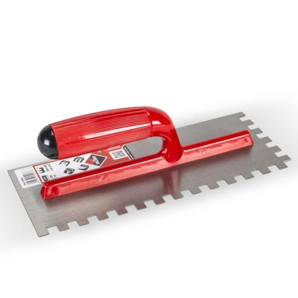 Rubi - Square Notched Trowel 11" Steel 3/8" x 3/8"