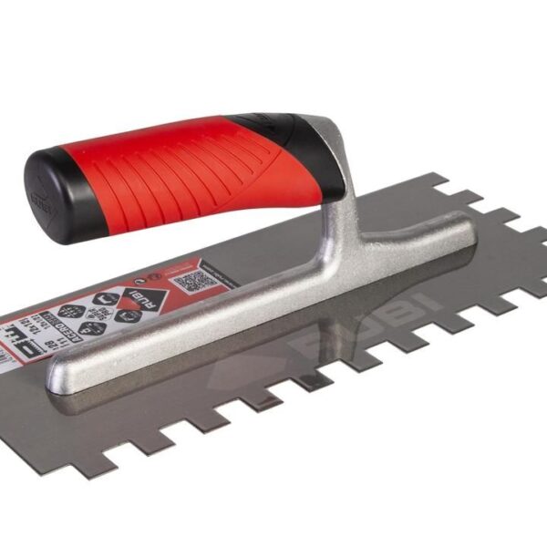 Rubi - Square Notched Trowel RubiFlex 11" Steel 1/2" x 1/2"