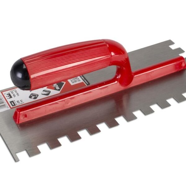 Rubi - Square Notched Trowel 11" Steel 1/2" x 1/2"