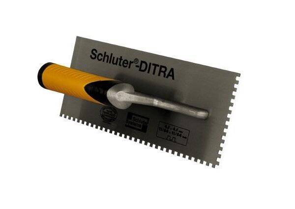 Schluter - DITRA-TROWEL Square-Notch Trowel 11/64" x …
