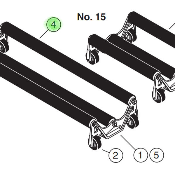 Gundlach - Roller Assembly - 36" for No. 25