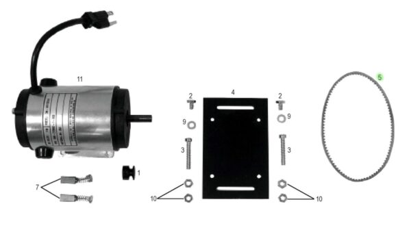 national flooring equipment - drive motor belt for no. 155