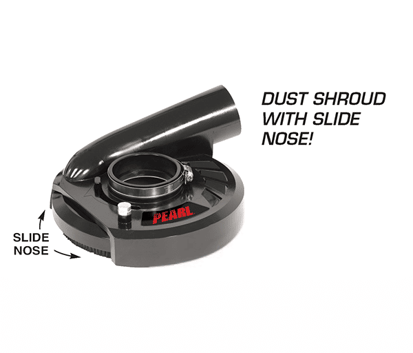 Pearl Abrasive - Vacu-Guard Dust Shroud Slide Nose 7" & 9"