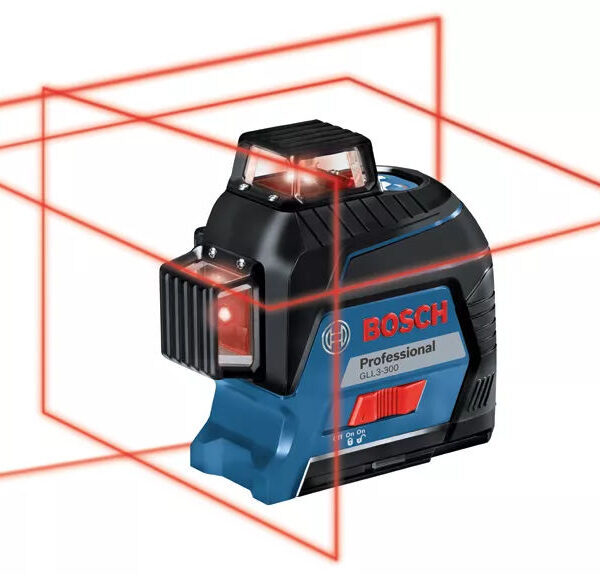 Bosch - Laser Level GLL3-300 with 360° Three-Plane Alignem…