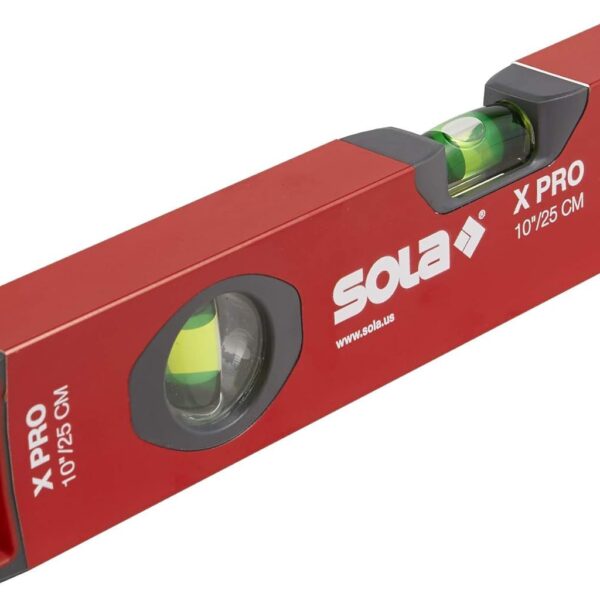 Sola - Magnetic Level Box Beam X-Pro Aluminium 10"