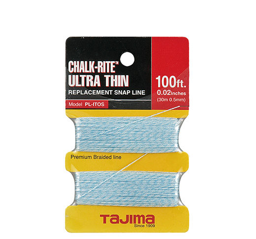 Tajima - Chalk-Rite Ultra-Thin braided line 0.5mm x 30m/100ft