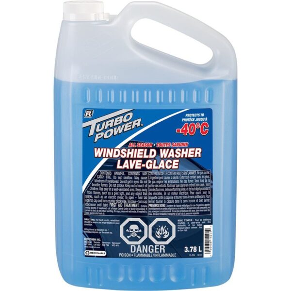 Toolway - Windshield Washer Turbo Power -40°F 1 gal