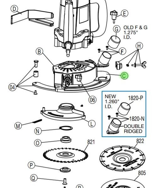 Crain - Height Adjuster and Stabilizer Assembly for No. 812