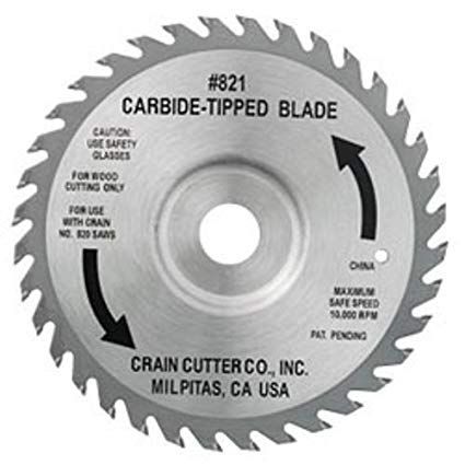 Crain - Carbide-Tipped Blade - diameter of 6.5"