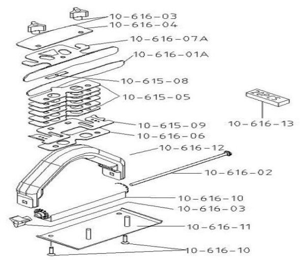 Roberts - Blade Clip and Rivet for 10-616