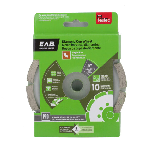 EAB - Professional Diamond Blade Specialty Cup Wheel …