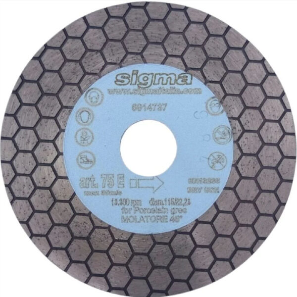 Sigma - Diamond Grinding Wheel Double Function 4-1/2"