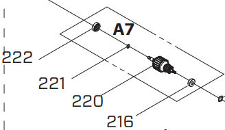 Bartell Morrison - Armature Assembly 120V for iQ246HEPA