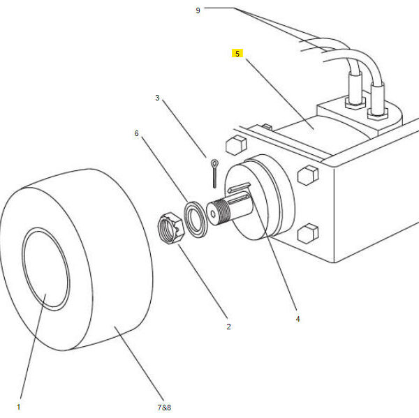 Taylor Tools - Floor Scraper Accessory Hydraulic Motor