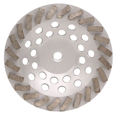 Pearl Abrasive - 7 Swirl Cup Wheel 5/8-11 12 Segm
