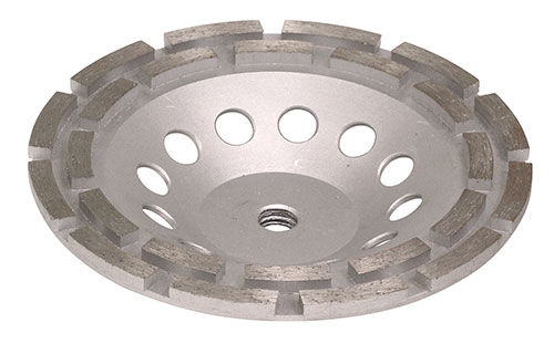 Pearl Abrasive - P1 EXV Double Row Cup Wheels 7" x 5/8" x 11"