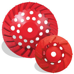 Pearl Abrasive - Swirl Cup Wheel P2 Pro-V with 9 segments 5" x …