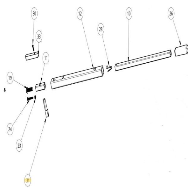 Marshalltown - Front Stroke Stop for 29929 and 29751