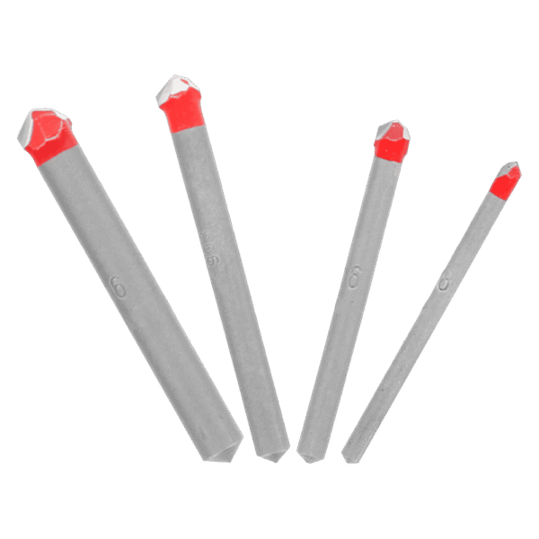 Diablo - 4-Piece Set of Drill Bit Carbide Tipped for Tile & Stone