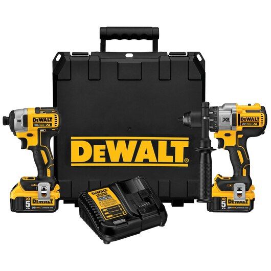 DeWalt - Hammerdrill & Impact Driver Combo Kit 5AH 20V