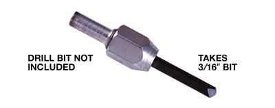 Crain - Hexagon Adaptor 3/16"